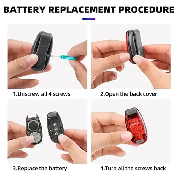 LED Clip On Safety Light