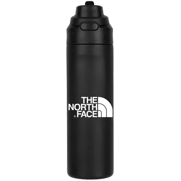 24 oz Double-Wall Stainless Steel Bottle with 2-in-1 Lid