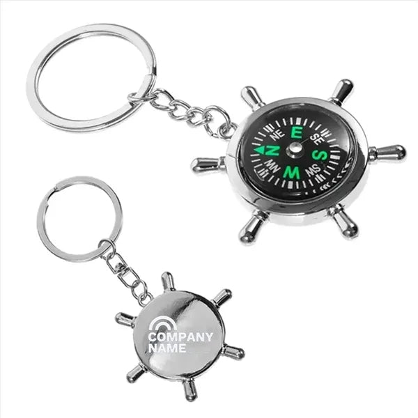 Mini Compass Keychain