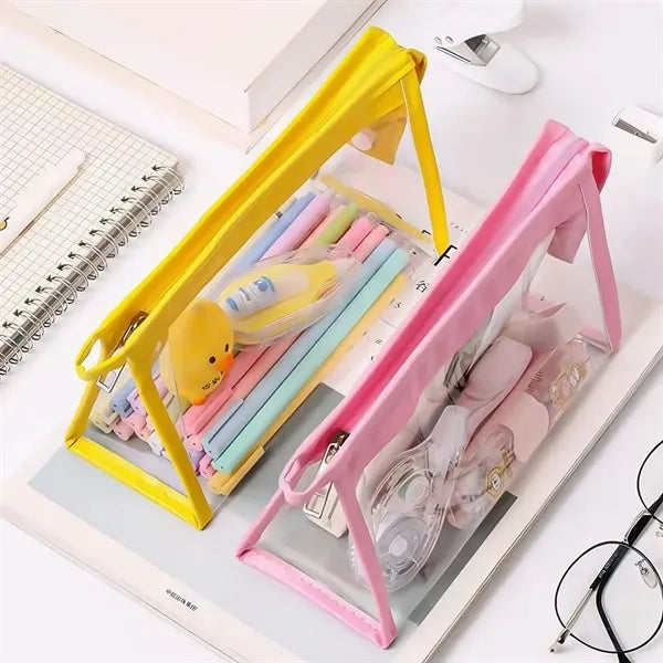 Pencil Cases Pen Pouch Clear Transparent Marker