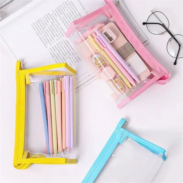 Pencil Cases Pen Pouch Clear Transparent Marker