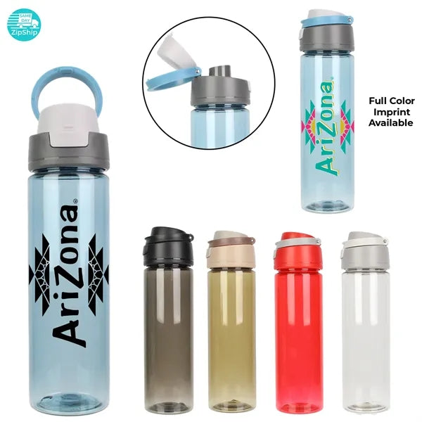 24 oz Plastic Water Bottle
