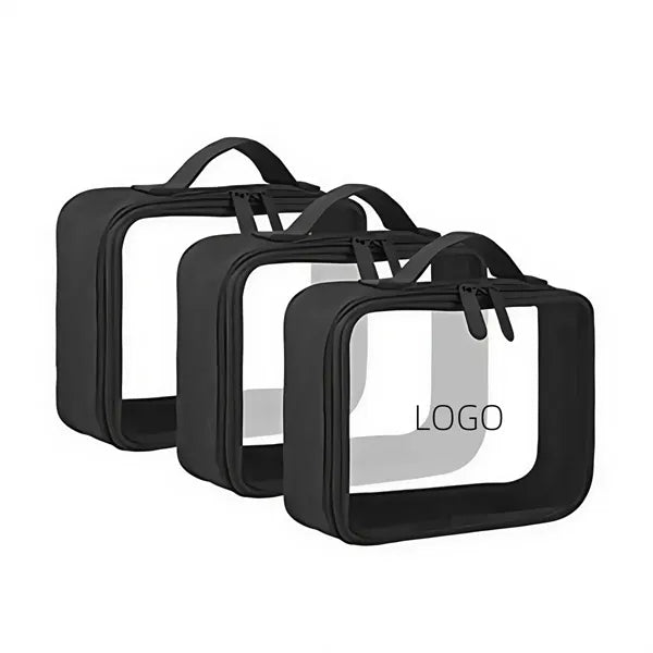 Toiletry Edged Clear Makeup Bag