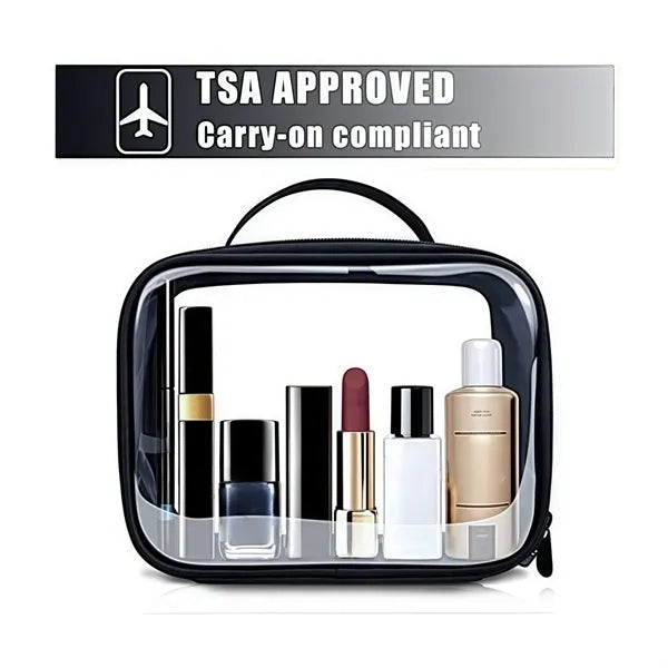 Toiletry Edged Clear Makeup Bag