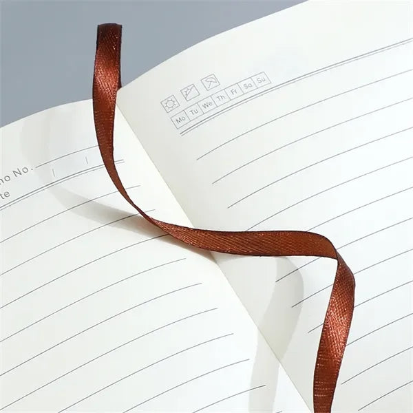 A7 Pocket Notebook With Pen Holder Page Marker Ribbon