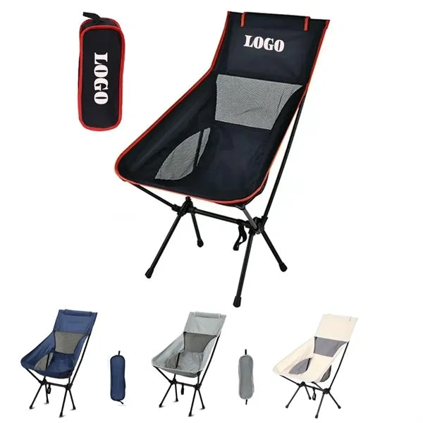 Lightweight Folding Beach Camping Chairs with Portable Stora