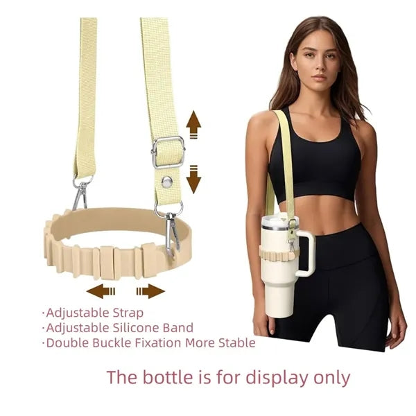 Water Bottle Holder with Adjustable Strap