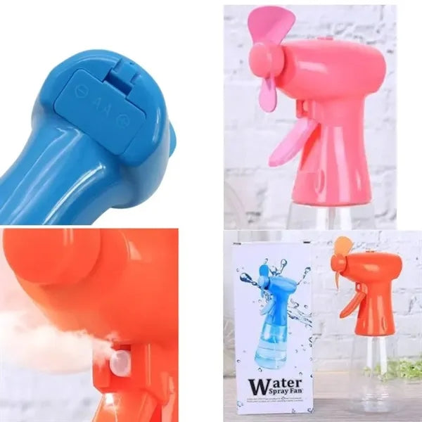 Portable Handheld Water Misting Fan with Soft Blades