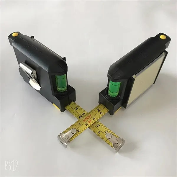 4-in-1Steel Tape Measure Tool Set Level Pen Sticky Notes
