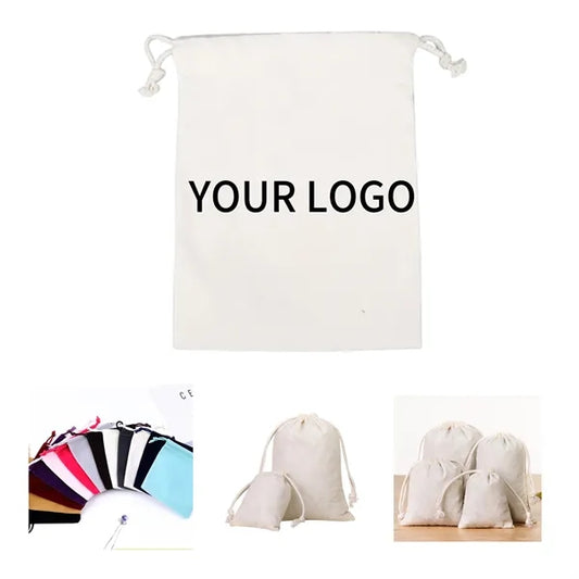 Canvas Drawstring Bag 15x13.8