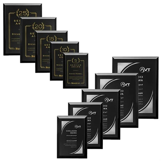 Elegant Silver Merano Plaque - Timeless Recognition Piece