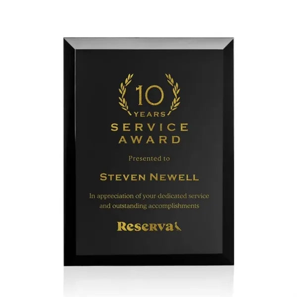 Elegant Silver Merano Plaque - Timeless Recognition Piece