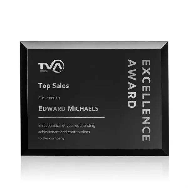 Elegant Silver Merano Plaque - Timeless Recognition Piece