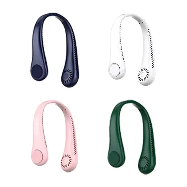 Bladeless Neck Fan Hands-Free, Portable & Quiet