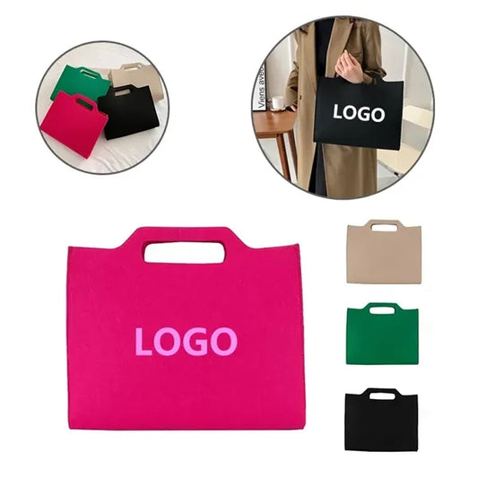 Large Felt Tote Bag for Women Stylish & Versatile