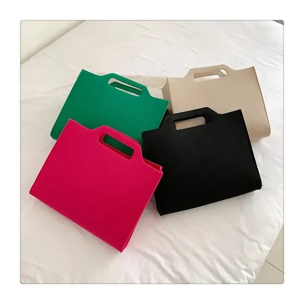 Large Felt Tote Bag for Women Stylish & Versatile