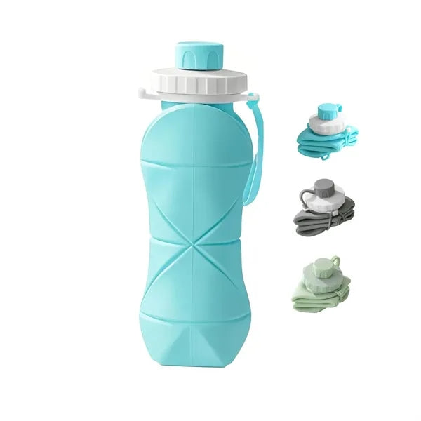20oz Collapsible Silicone Sport Water Bottle