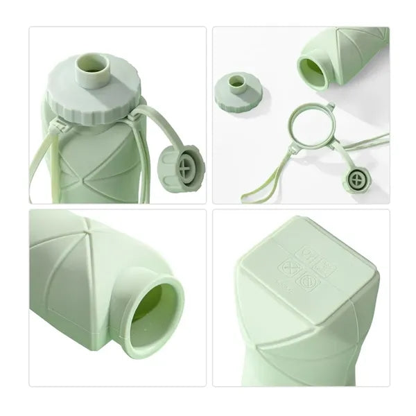 20oz Collapsible Silicone Sport Water Bottle