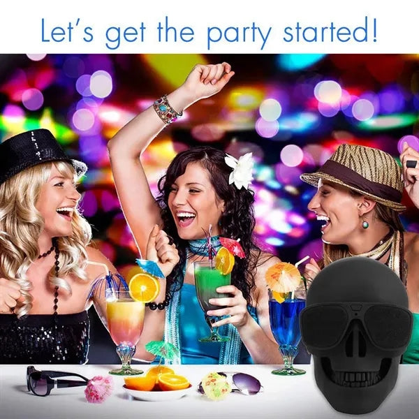 Skull Bluetooth Speaker TWS Stereo Resin Portable
