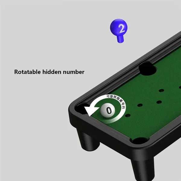 Billiard-Themed Acrylic Parking Number Plate