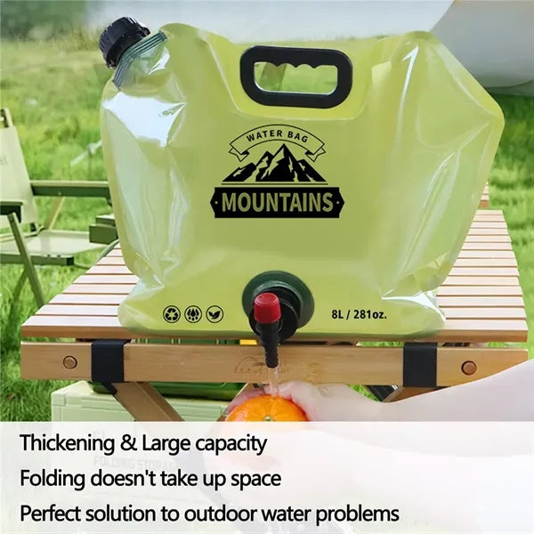 2.1Gal Collapsible Outdoor Emergency Water Container