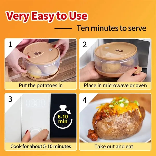 Microwave Potato Cooker BPA-Free Steamer