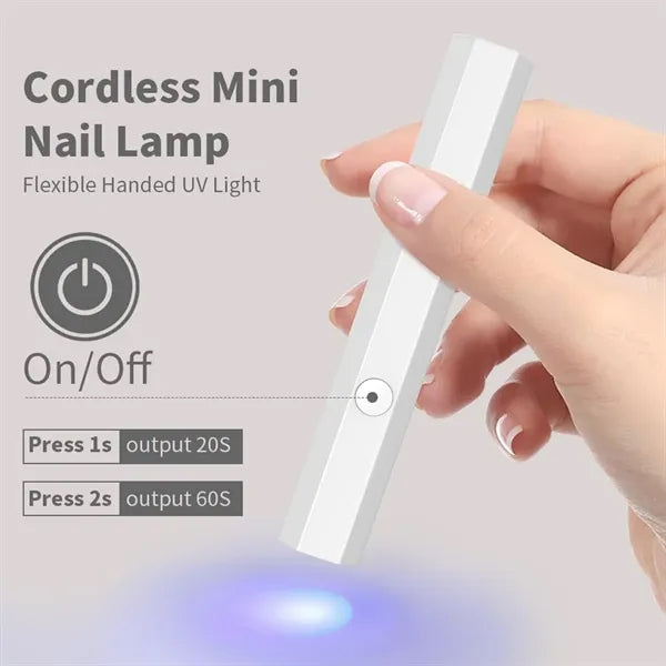 USB LED Gel Fast Curing Nail Lamp Portable Salon Home