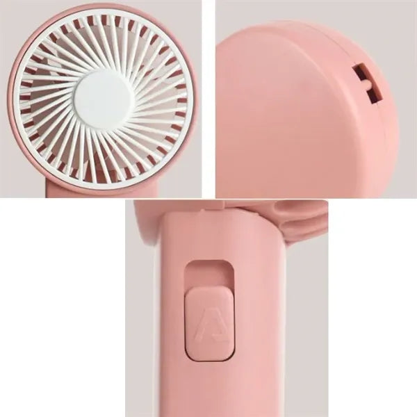 Handheld Battery Operated Fan with Gift Box
