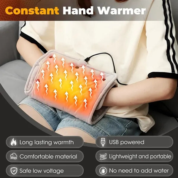USB Heated Hand Warmer Pouch
