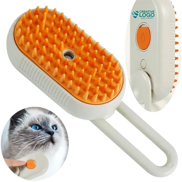 Self-Cleaning Pet Grooming Brush with 360degree Rotating Arm