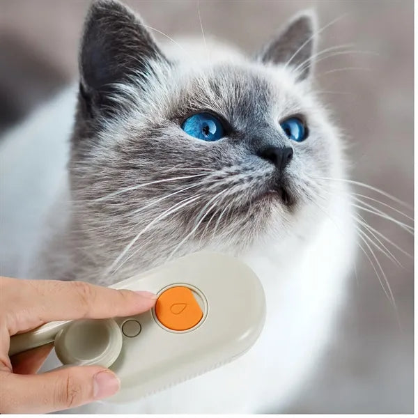 Self-Cleaning Pet Grooming Brush with 360degree Rotating Arm