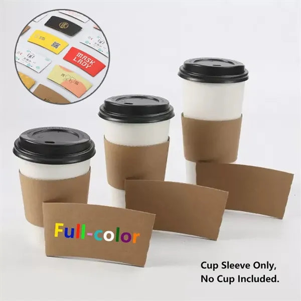 12/16oz Custom Disposable Coffee Cup Sleeves