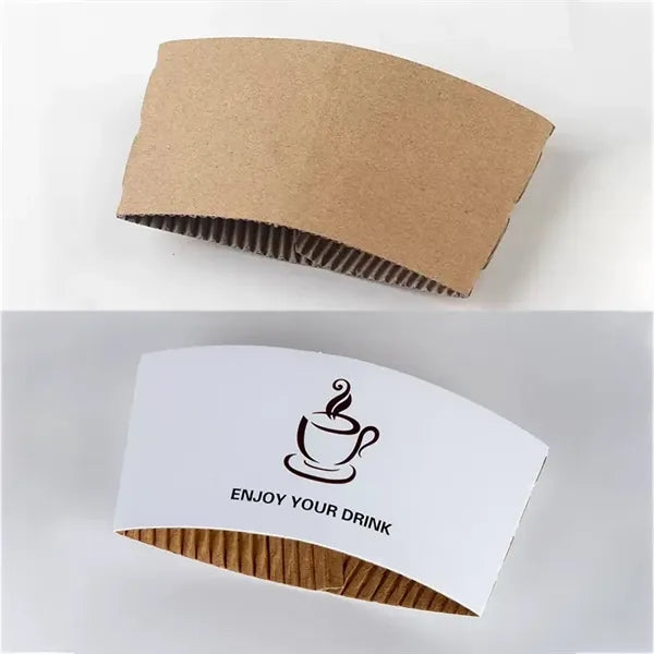 12/16oz Custom Disposable Coffee Cup Sleeves