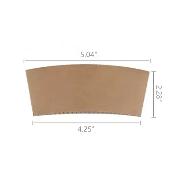 12/16oz Custom Disposable Coffee Cup Sleeves
