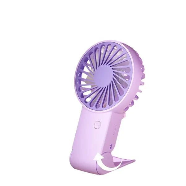 300 mAh Mini Foldable Rechargeable Fan with Hook