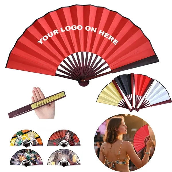 Traditional Bamboo Handheld Folding Fan