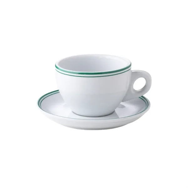 7.8 Oz. Ceramic Coffee Cup w/ Saucer Gift Set
