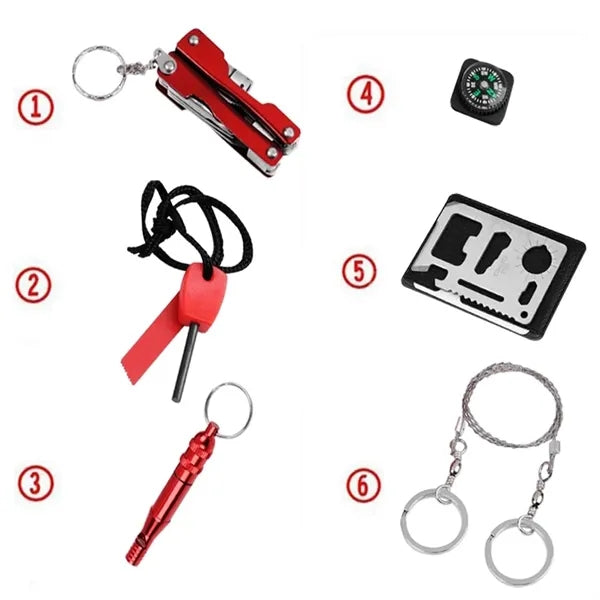Outdoor Wilderness Survival Emergency Tool Set