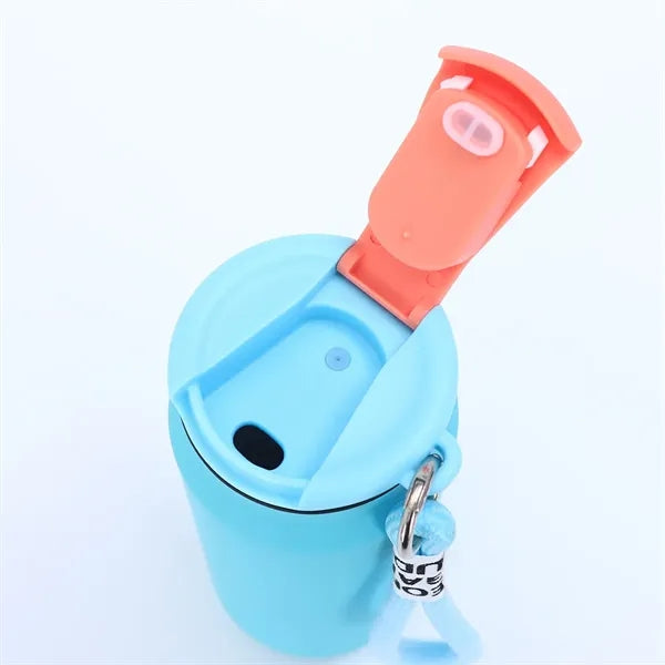 Rubber Coated Stainless Steel Coke Can Shaped Insulated Cup