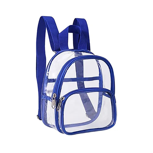 PVC Transparent Travel Backpack for Outdoor Use