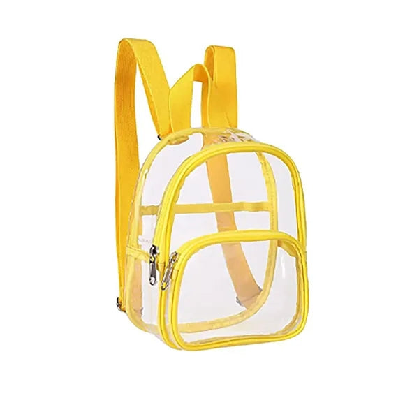 PVC Transparent Travel Backpack for Outdoor Use