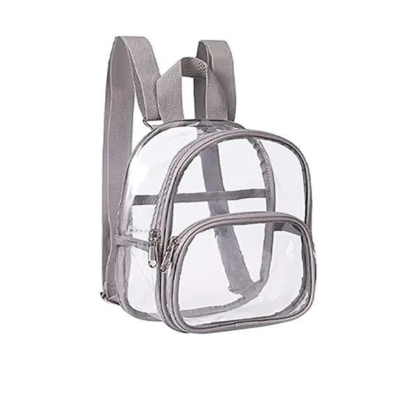 PVC Transparent Travel Backpack for Outdoor Use