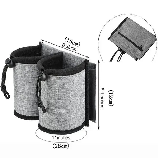 Luggage cup holder