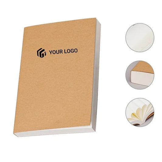 A5 thick practical student blank notebook drawing diary