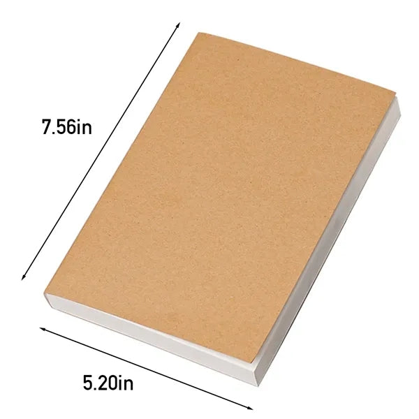 A5 thick practical student blank notebook drawing diary