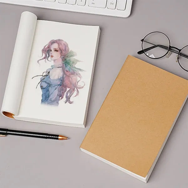 A5 thick practical student blank notebook drawing diary