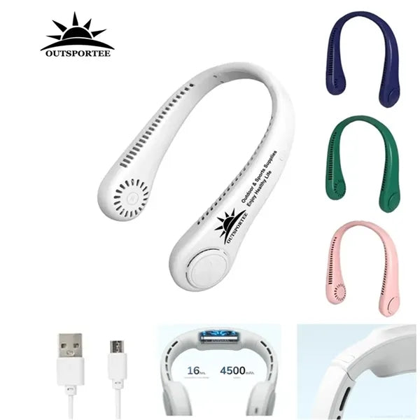 Hands-Free USB Rechargeable Bladeless Neck Fan