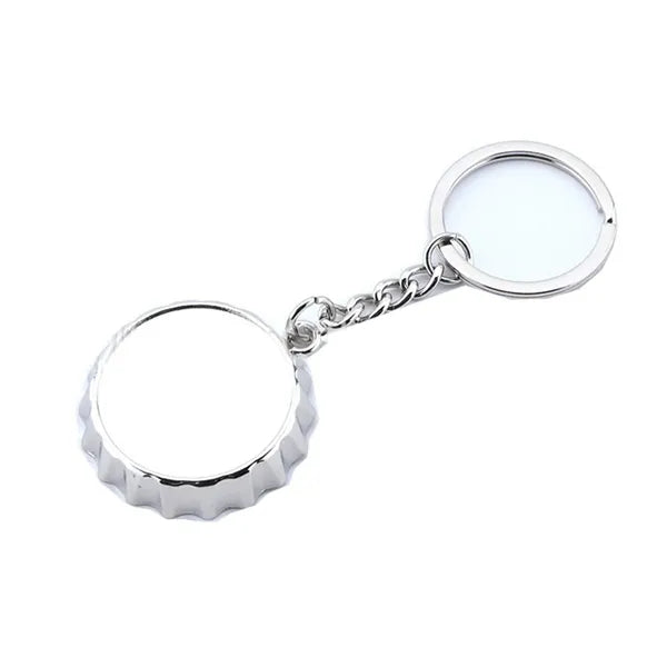 Logo Zinc Bottle Opener Keychain