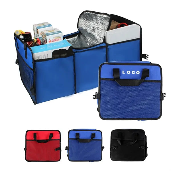 Trunk Organizer With Cooler Bag