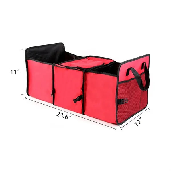 Trunk Organizer With Cooler Bag